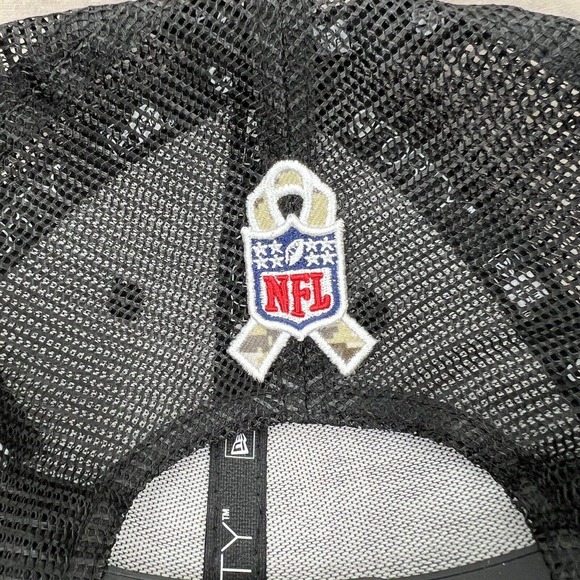 Cleveland Browns Trucker Hat Snapback OS NFL New Era‎ Camo Military Salute - Picture 7 of 7